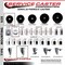 Service Caster 3'' Phenolic Wheel Swivel Bolt Hole Caster Set with 2 Posi Lock Brakes, 4PK SCC-BH20S314-PHS-PLB-2-S-2 - alternate 2